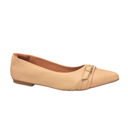 Chatita Menina Flor Napa Beige